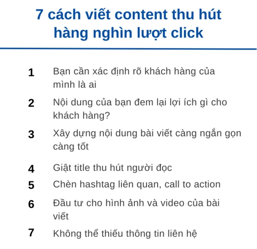 Viết content fanpage 