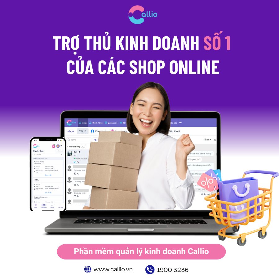 Callio là phần mềm bán hàng online hiệu quả nhất năm 2024