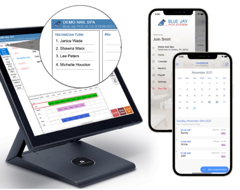 Phần mềm quản lý spa Blue Jay Salon POS