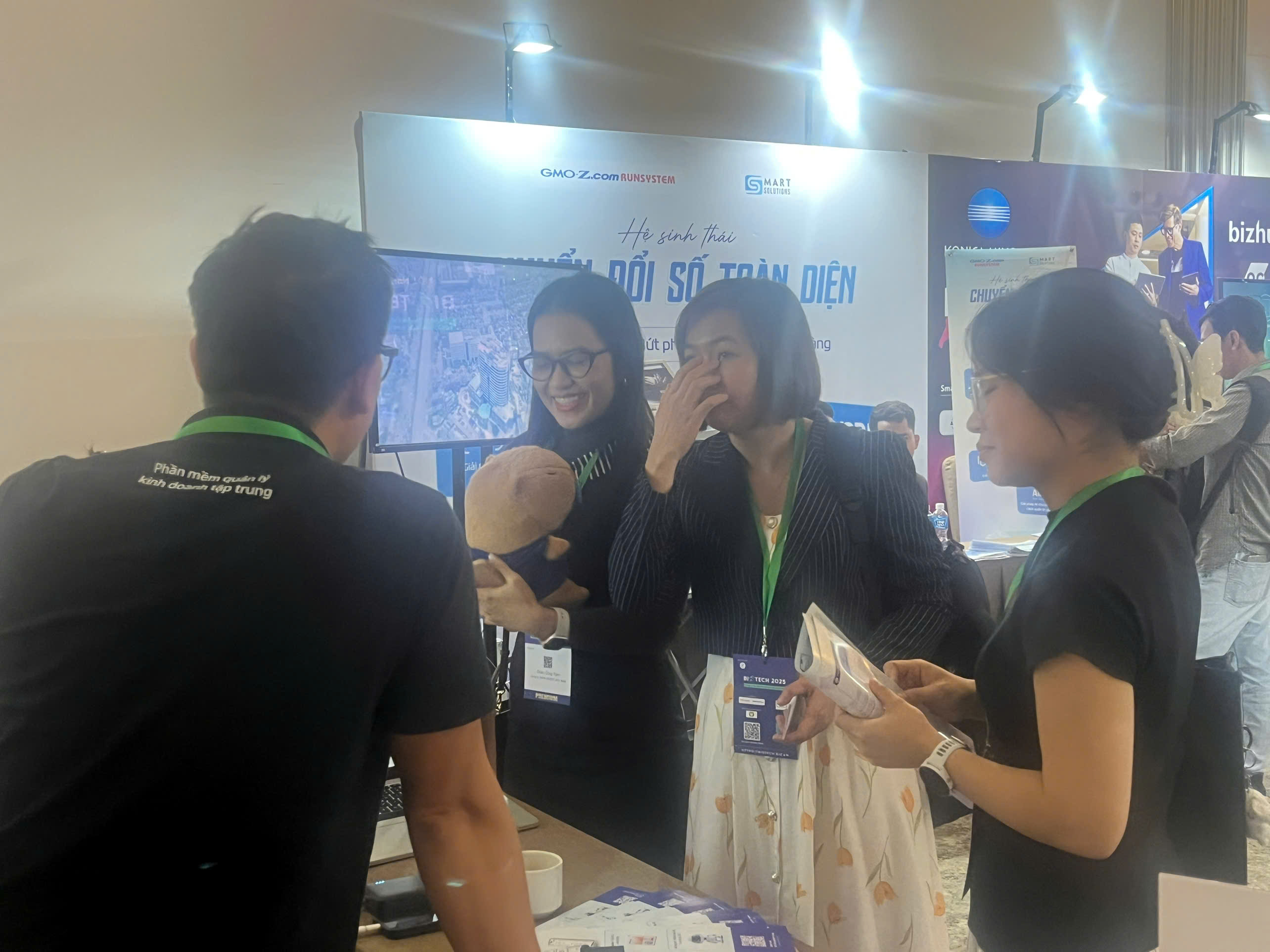 Gian hàng Callio thu hút đông đảo sự quan tâm tại Biztech