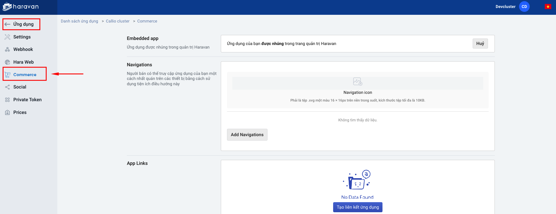 HƯỚNG DẪN SỬ DỤNG TÍCH HỢP PHẦN MỀM HARAVAN 5